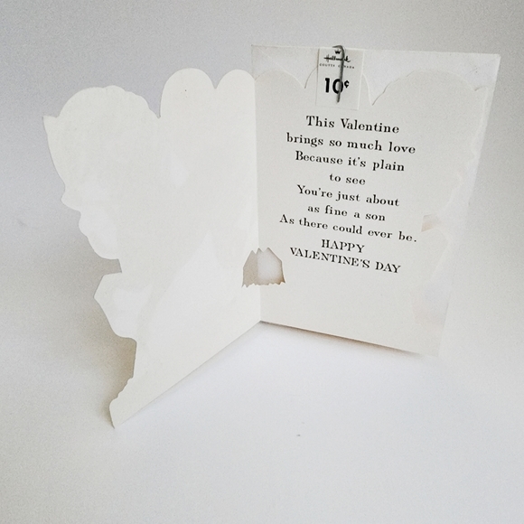 Parents to Son Valentine Card 60's/70's - Picture 5 of 7